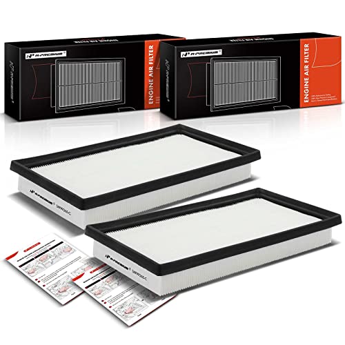 A-Premium فلتر هواء المحرك A-Premium 2-PC متوافق مع طرازات تويوتا، لكزس وسوبارو - أفالون (هايبرد)، كامري (هايبرد)، كورولا، RAV4 (هايبرد)، هايلاندر (هايبرد)، سيينا، فينزا، ES300h، BRZ - # 1780177050 - Image 1
