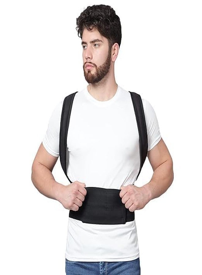 ALN® Premium Posture Corrector belt correct shoulder alignment | Lower Back Pain Relief Spine alignment| Universal size | wear while working on laptops, driving cars | Adjustable Back brace - Image 5