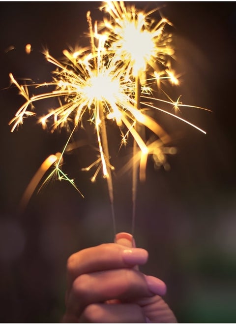 Gold Sparkler Candle Set - Pack of 10