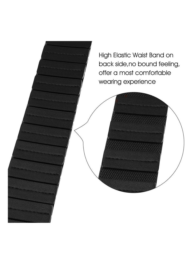 Women's Fashion Vintage Wide Elastic Stretch Waist Belt, With Interlock Buckle Halloween Belt - Image 4