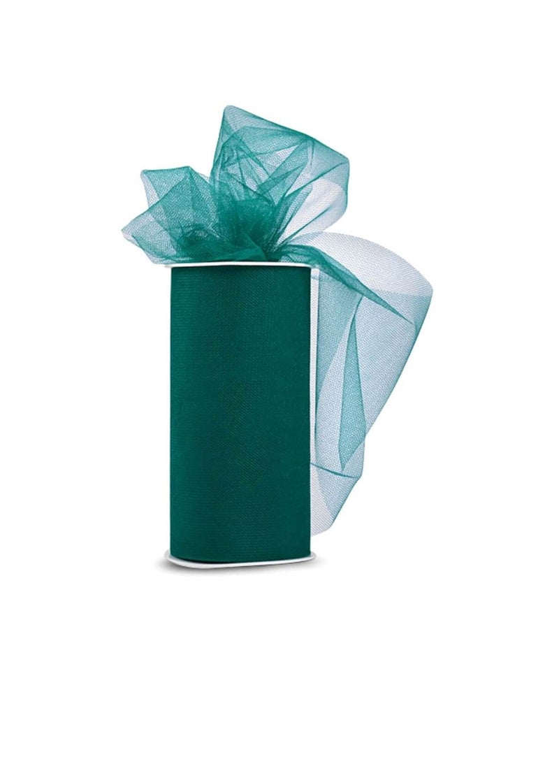 Expo Expo Shiny Tulle 6 inch x 24 yard Spool Emerald  - Image 2