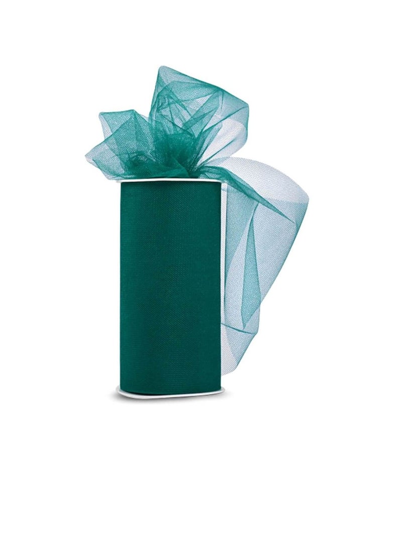 Expo Expo Shiny Tulle 6 inch x 24 yard Spool Emerald  - Image 1