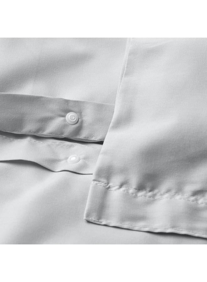 erorex Duvet Cover And 2 Pillowcases Grey 240X220/50X80 Cm - Image 5