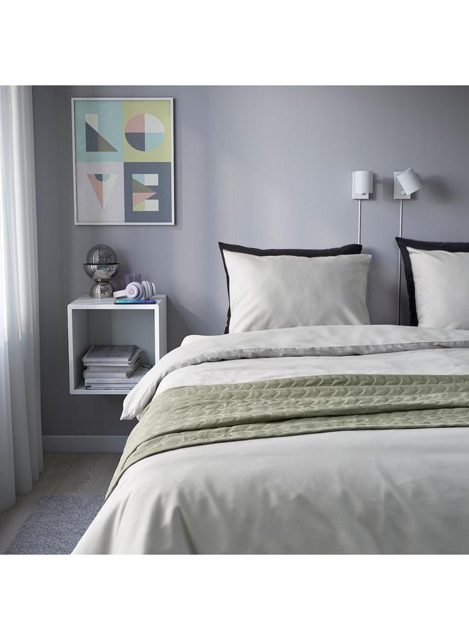 erorex Duvet Cover And 2 Pillowcases Grey 240X220/50X80 Cm - Image 3