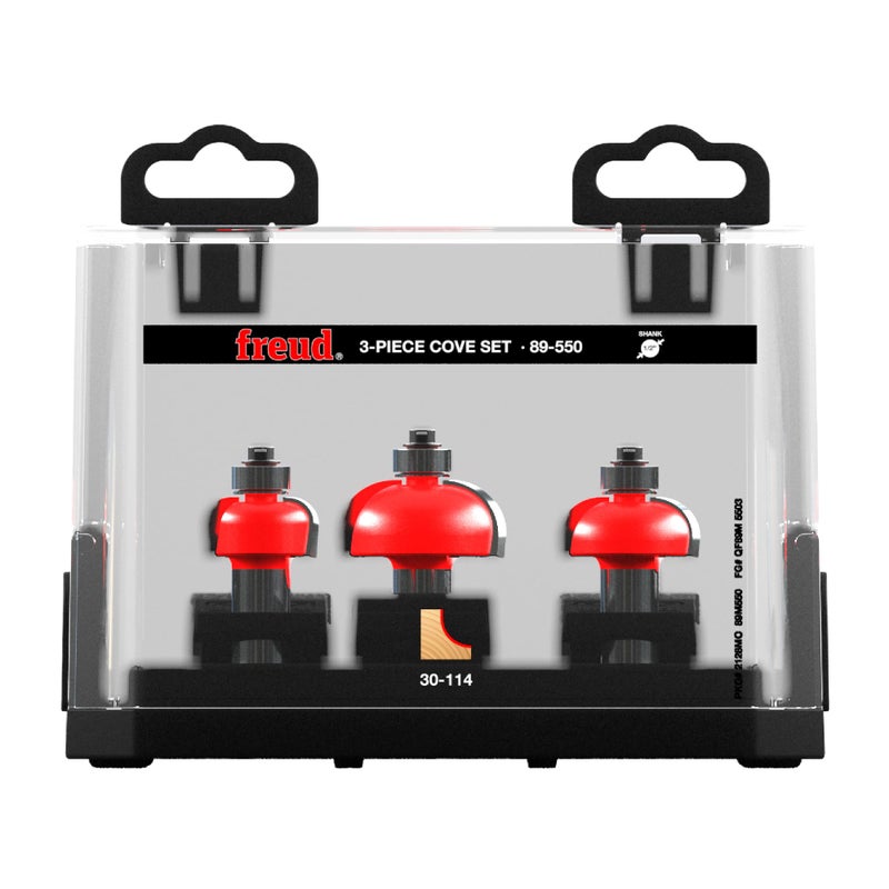 Freud 89-550: 3 Piece Cove Bit Sets - Image 1