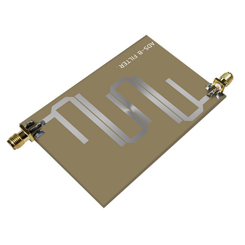 ADS-B Filter Module 1-1.2GHz Transmission Range Signal-Cleaning Feature - Durable 1.6mm Double-Sided PCB Portable ADS-B Receiver for Aviation Signal Enhancement - Image 1