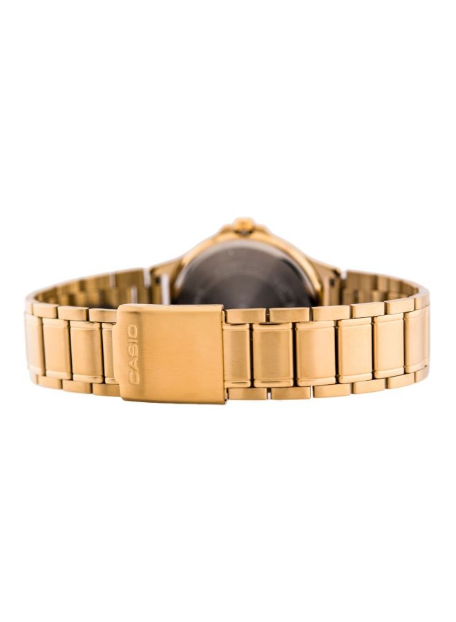 CASIO Men Stainless Steel Analog Watch MTP-V300G-1A - 47 mm - Gold - Image 5