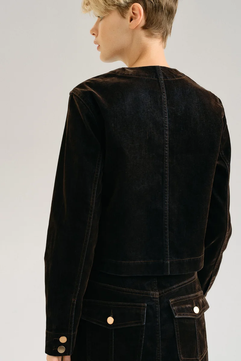 اتش اند ام جاكيت دنيم