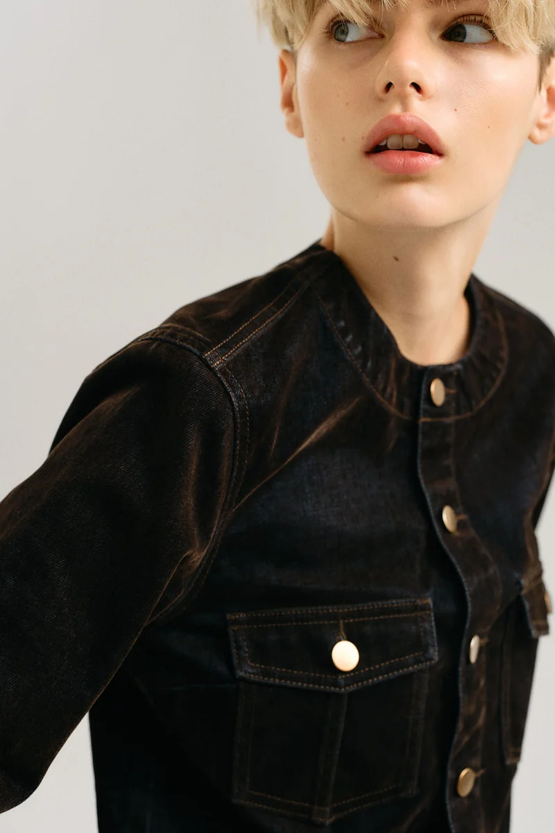 اتش اند ام جاكيت دنيم