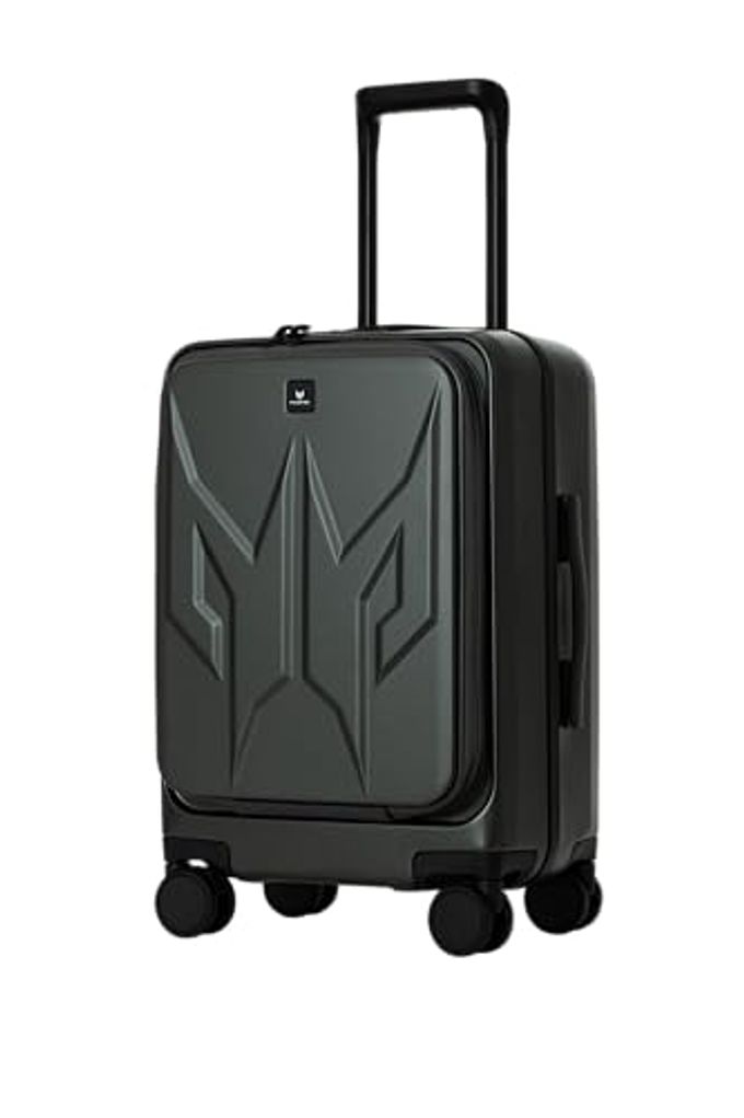 Acer Predator Street-Style Carry-On 20-Inch Carry-On Luggage Laptop Bag | Silent Dual-Row Wheels | Front-Opening Design | Laptop And Tablet Compartment | Tsa Approved Lock | Matte Gray - Image 4