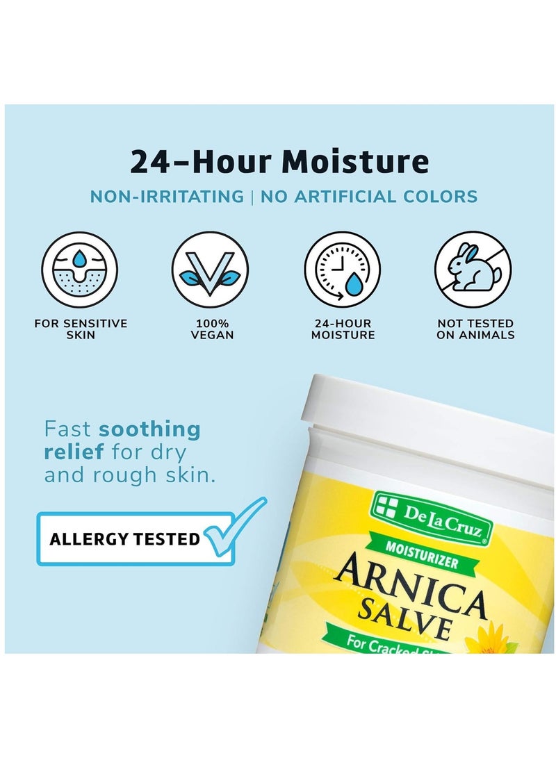 دي لا كروز مرهم للبشرة المتشققة للأيدي الجافة والأقدام والجلد الخشن 24 ساعة رطوبة الأصلي 156جم - Image 3