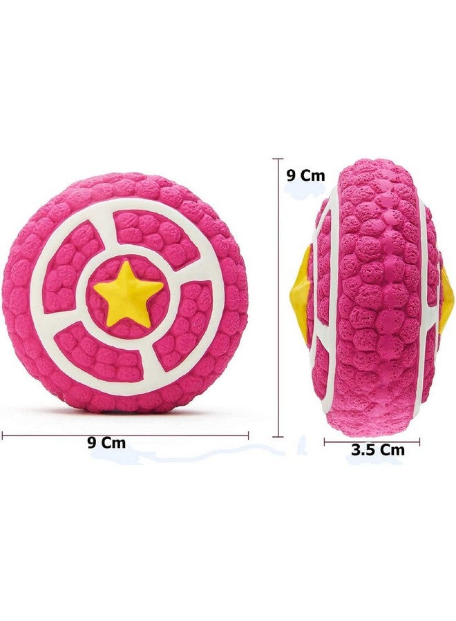 إيميلي بيتس لعبة كلاب غير سامة من اللاتكس الناعم للتدريب التفاعلي على إحضار واللعب، لعبة صرير الفطيرة، لعبة مضغ مرتدة وعائمة للجراء والكلاب - Image 2