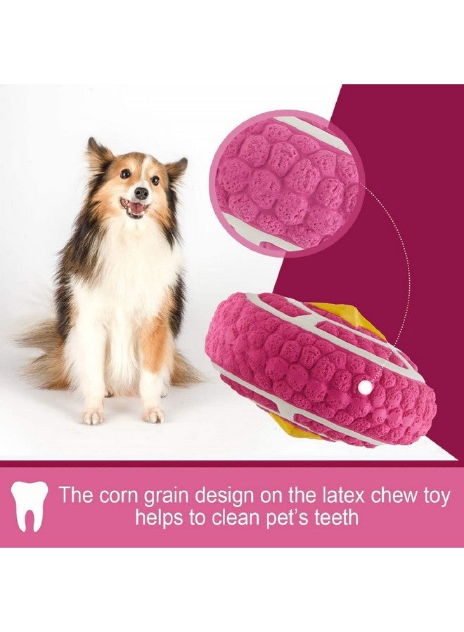 إيميلي بيتس لعبة كلاب غير سامة من اللاتكس الناعم للتدريب التفاعلي على إحضار واللعب، لعبة صرير الفطيرة، لعبة مضغ مرتدة وعائمة للجراء والكلاب - Image 5