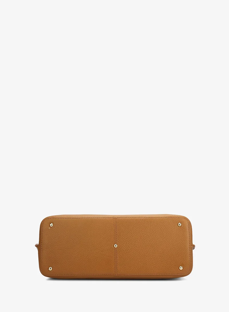 Da Milano Caramel Willow Top Handle Bag (M) for Women | Best Price UAE