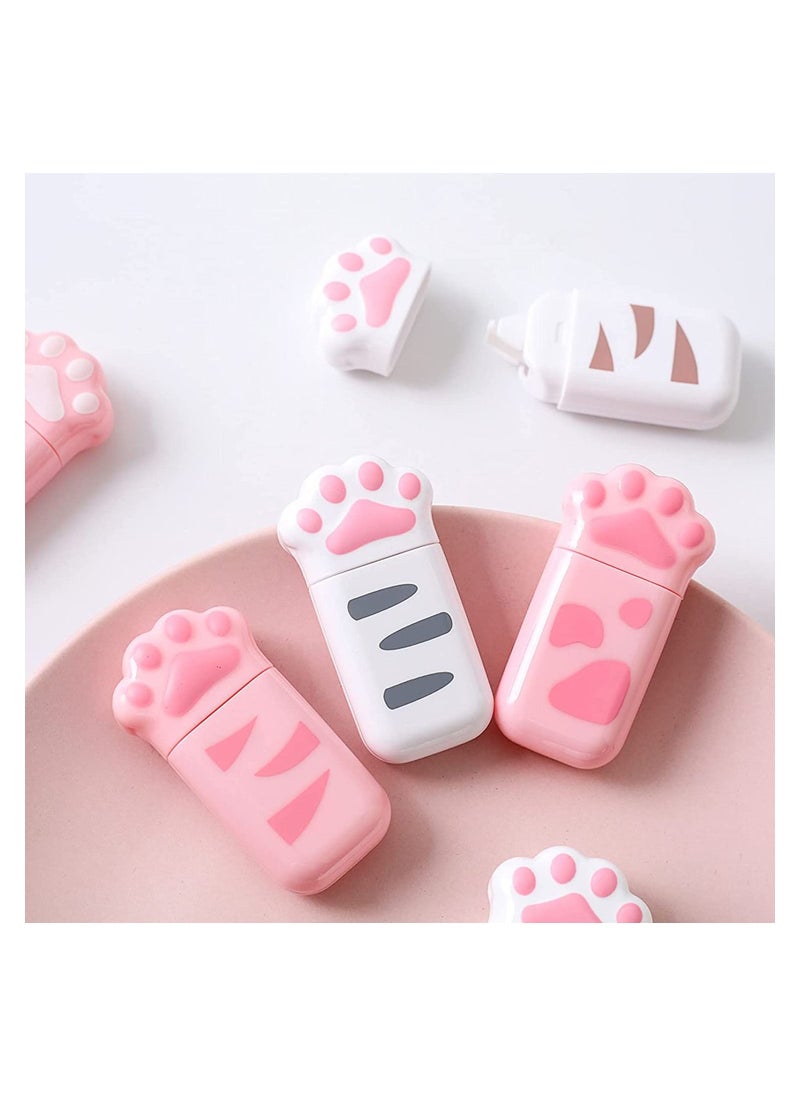 Y&D - Correction Tape  6 Pack Milk Cat Claw Cartoon Cute Girl Net Red Mini for Kids Students Writing Office School Supplies - Image 1