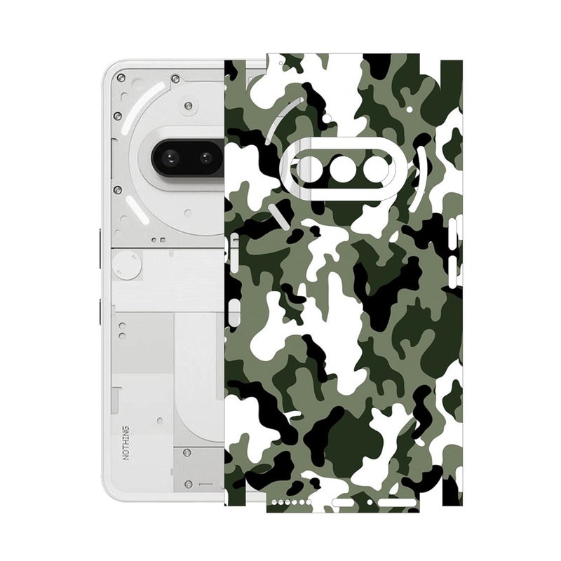 90STETHIX Mobile Skin Sticker Wrap | Compatible for Nothing Phone 3A | Scratchproof Matte Finish | Full Coverage for All Sides & Camera Protection (Design-1) (20) - Image 1