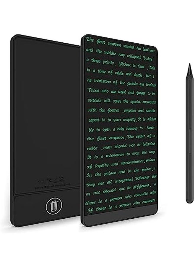 سكاي تاتش لوح كتابة بشاشة LCD مقاس 6.5 بوصة – جهاز رسم إلكتروني محمول مزود بقلم، يحتوي على زر لمسح المحتوى بضغطة واحدة، ووظيفة القفل – مناسب للأطفال والطلاب والاستخدام المكتبي. - Image 1