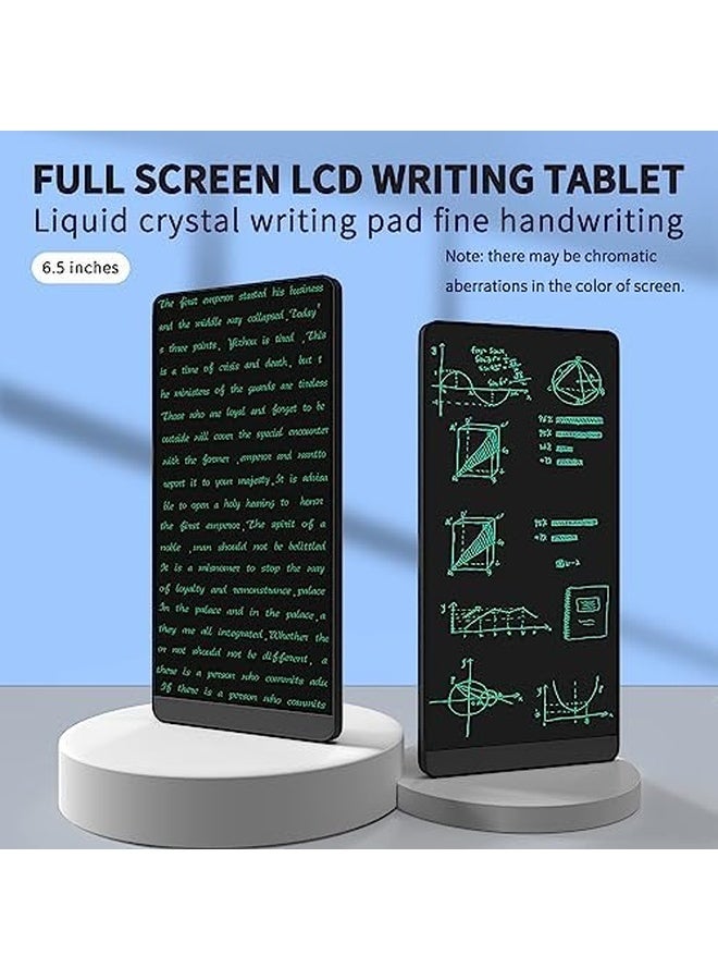 سكاي تاتش لوح كتابة بشاشة LCD مقاس 6.5 بوصة – جهاز رسم إلكتروني محمول مزود بقلم، يحتوي على زر لمسح المحتوى بضغطة واحدة، ووظيفة القفل – مناسب للأطفال والطلاب والاستخدام المكتبي. - Image 2