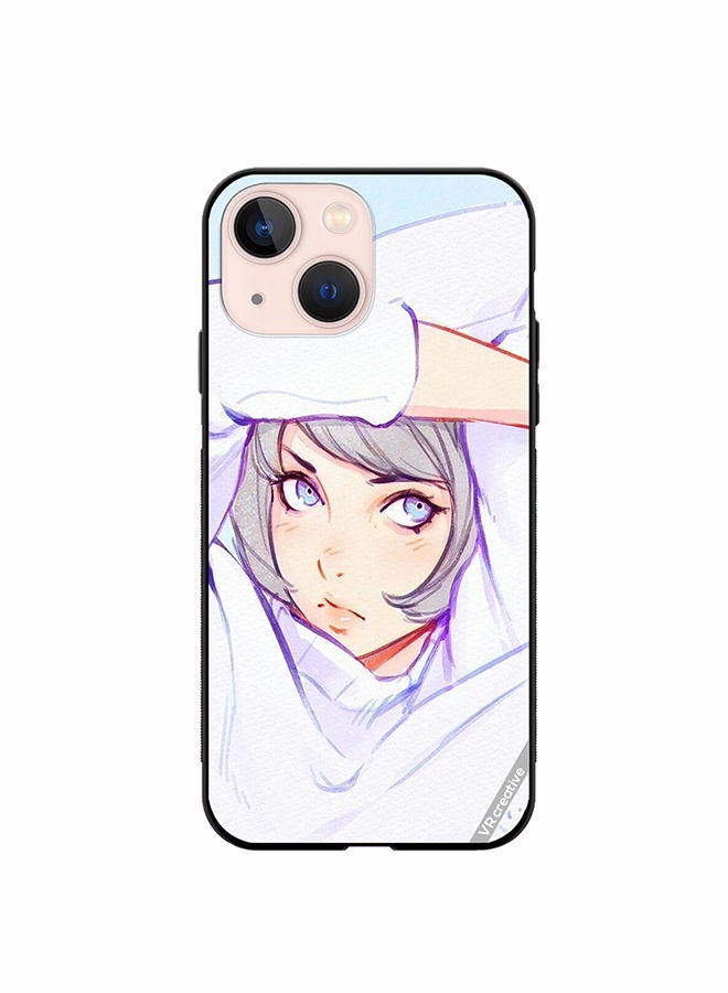 VR CREATIVE Protective Case Cover For Apple iPhone 14 Plus Girl Hands Pose Design Multicolour - Image 1