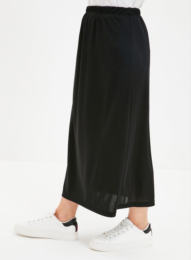 trendyol Black Knitted Undershirt Lining Skirt - Image 2