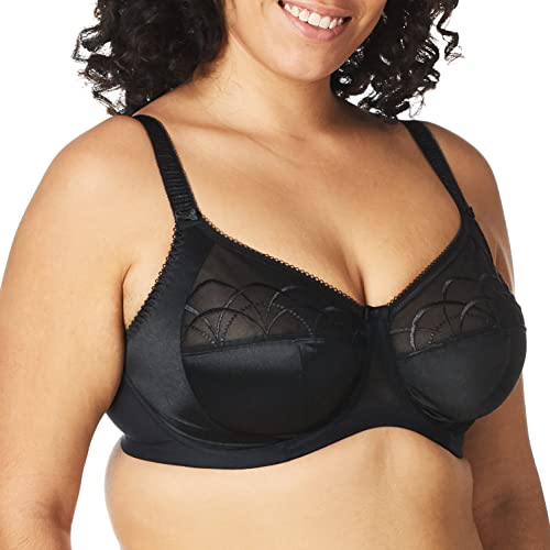 Elomi Women's Plus-Size Cate Underwire Full Cup Banded Bra,Black,44DD UK/44DD US - Image 1