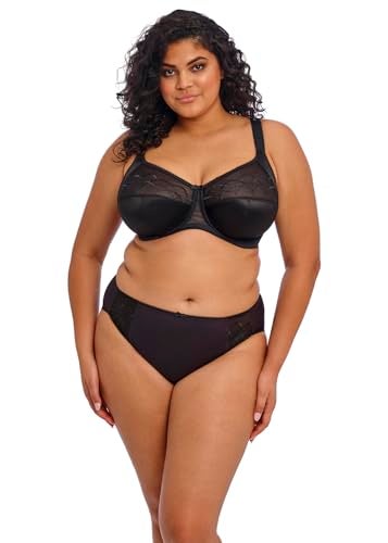 Elomi Women's Plus-Size Cate Underwire Full Cup Banded Bra,Black,44DD UK/44DD US - Image 2