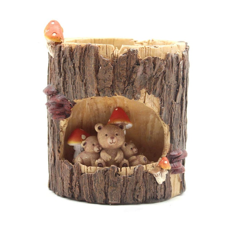 ToiM ToiM Cute Succulent Plants Pots Pencils Holder The Bears 