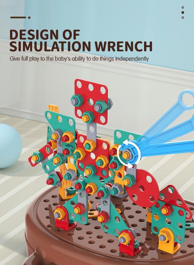 Loquat 329 PCS Educational Construction Toys with Electric Drill Building Creative Puzzle Kit 2D 3D Blocks Games Tool Kits Develop Fine Motor Skills - Image 2