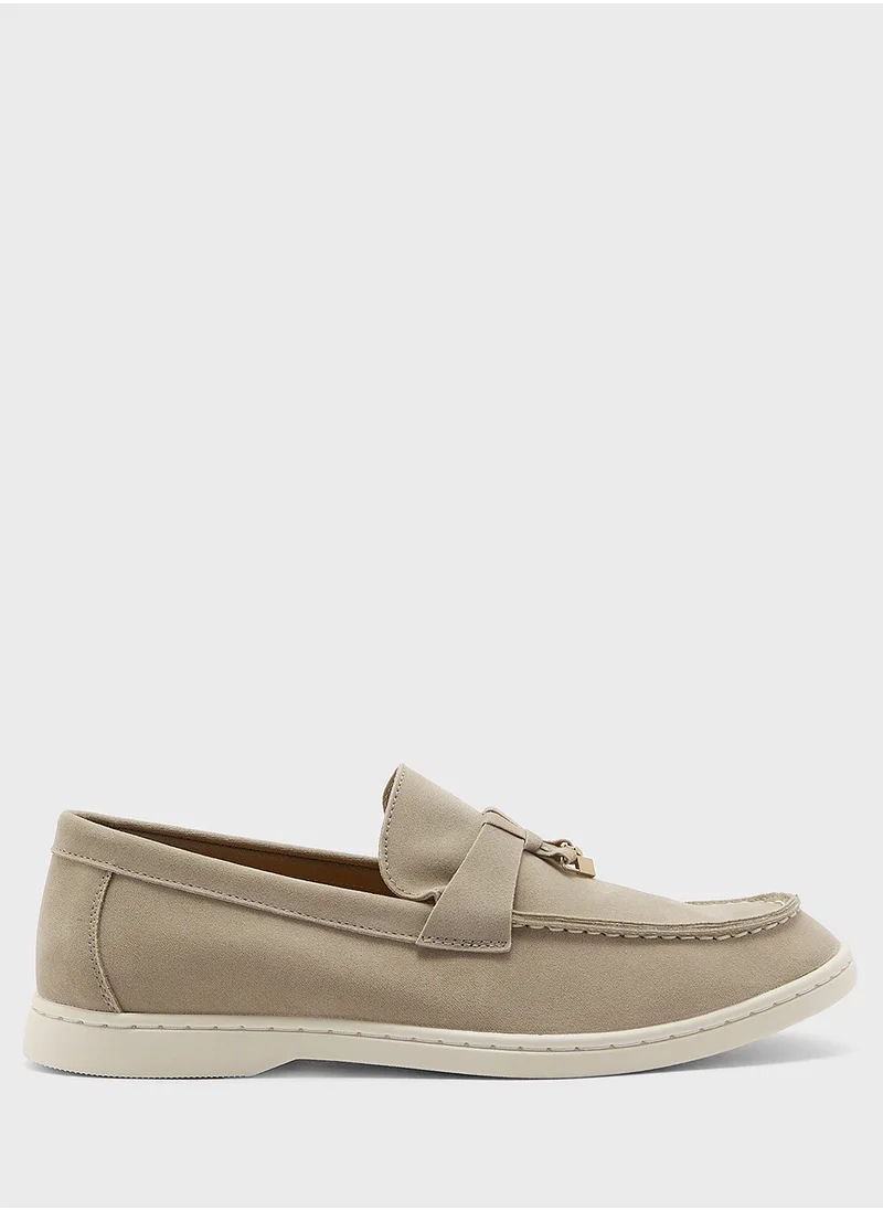 Robert Wood Casual Suede Loafers