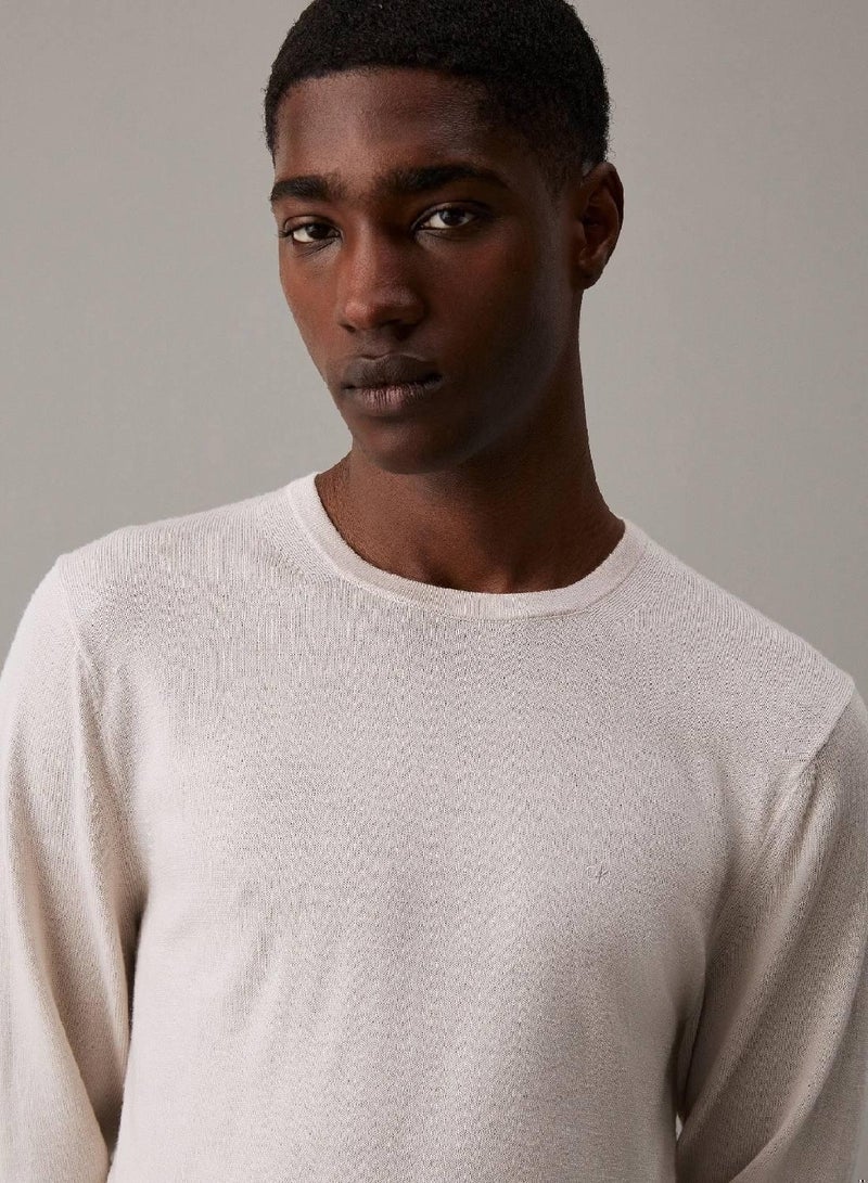 CALVIN KLEIN Merino Wool Jumper - Image 3