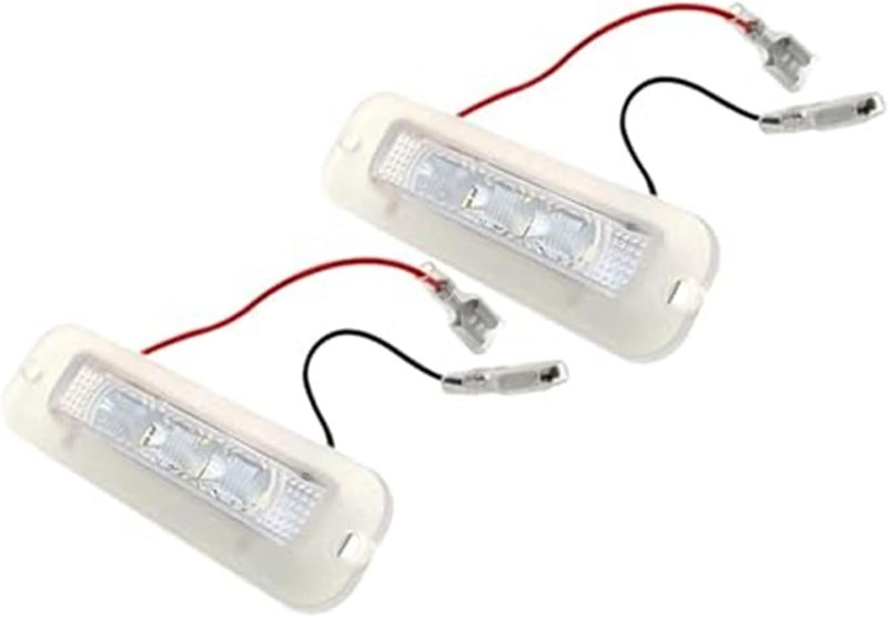 Wivplex 2Pcs White License Plate Light for Benz G-Class - Image 1