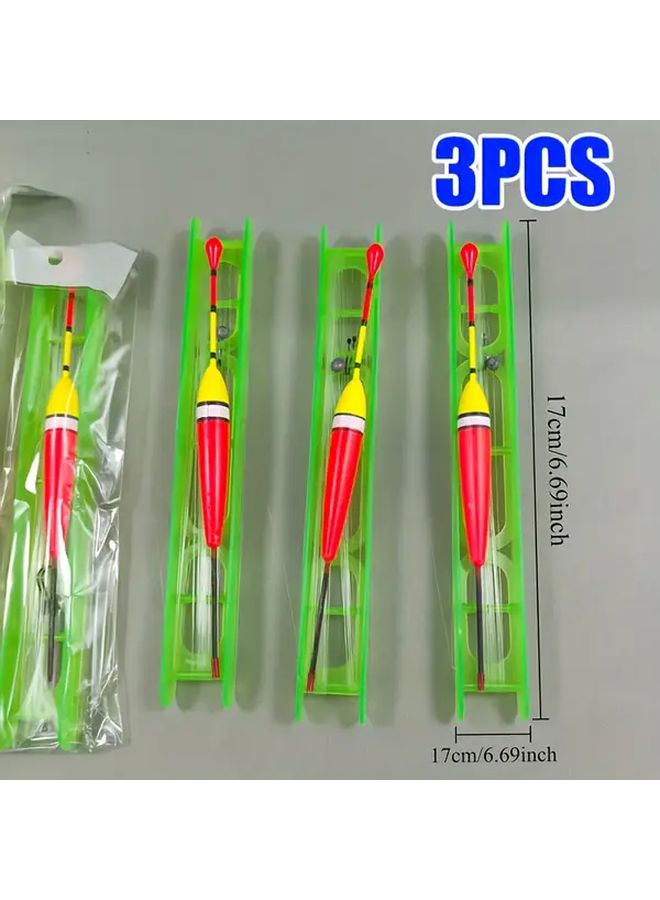 3pcs Pre Tied Surf Fishing Rigs with Floats Line Hooks Ready to Use Fishing Gear Set - Image 4