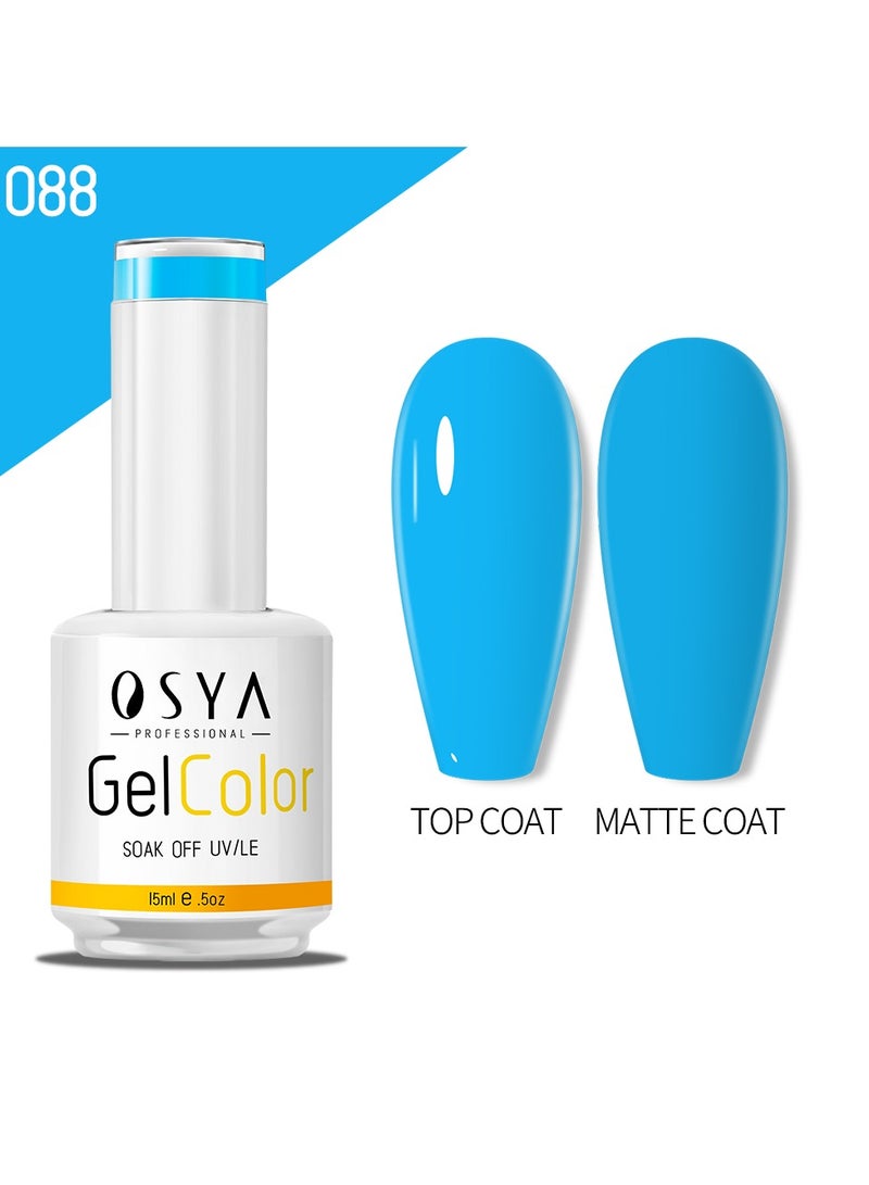OSYA gel Nail Polish Collection Soak Off UV&LED CANNI OUTPUT Gel polish 15ml (088) - Image 1