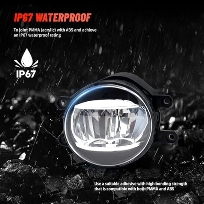 ريحني زوج واحد من مصابيح الضباب LED لسيارة تويوتا كورولا 2009-2013، تاكوما 2012-2015، 4 رانر 2007-2014، راف 4 ماتريكس أفالون، بريوس سولارا فينزا ياريس 2006، سكيون لكزس Gs350 Hs250H IsF - Image 3