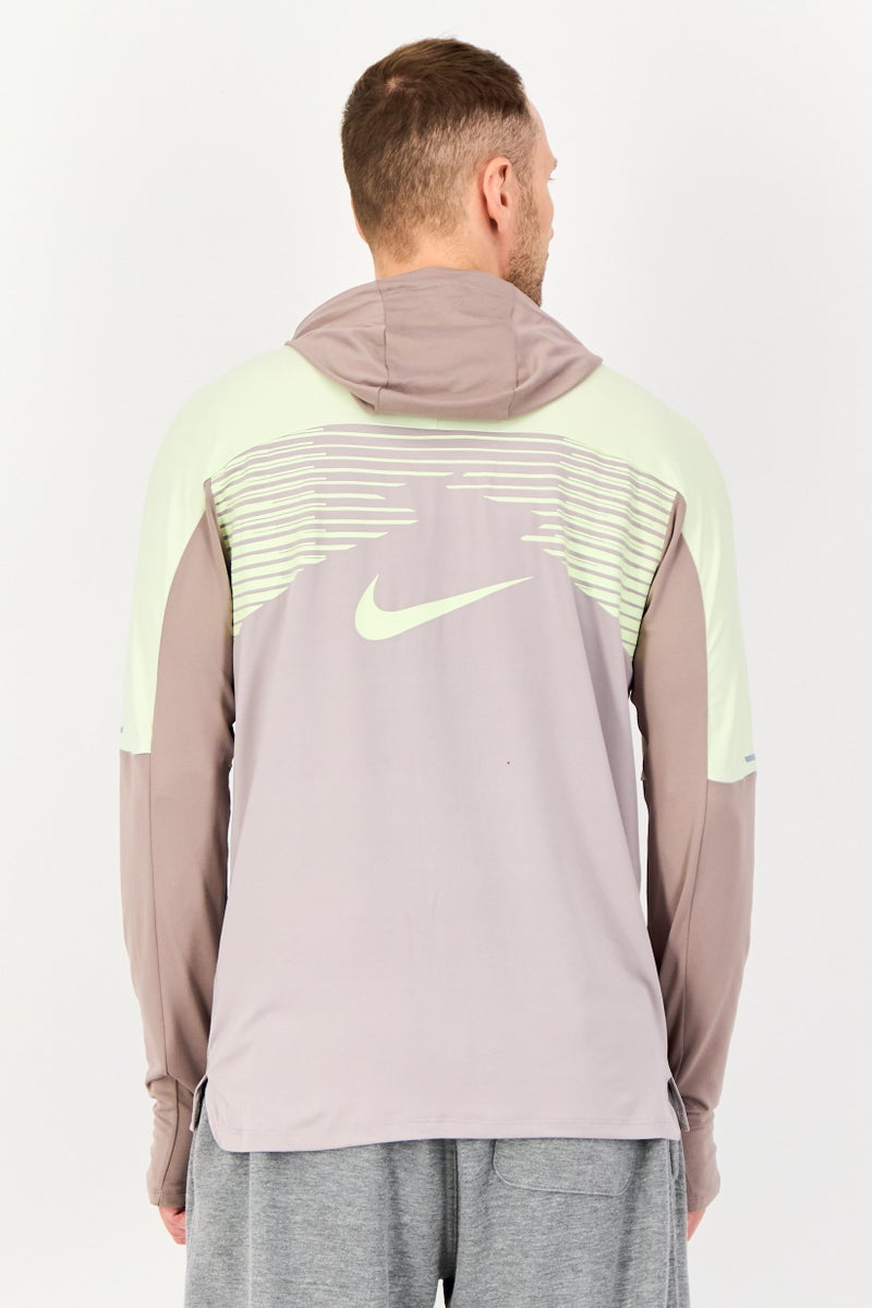 Nike Men Sportswear Fit Long Sleeve Running Hoodie, Multicolor - Image 4
