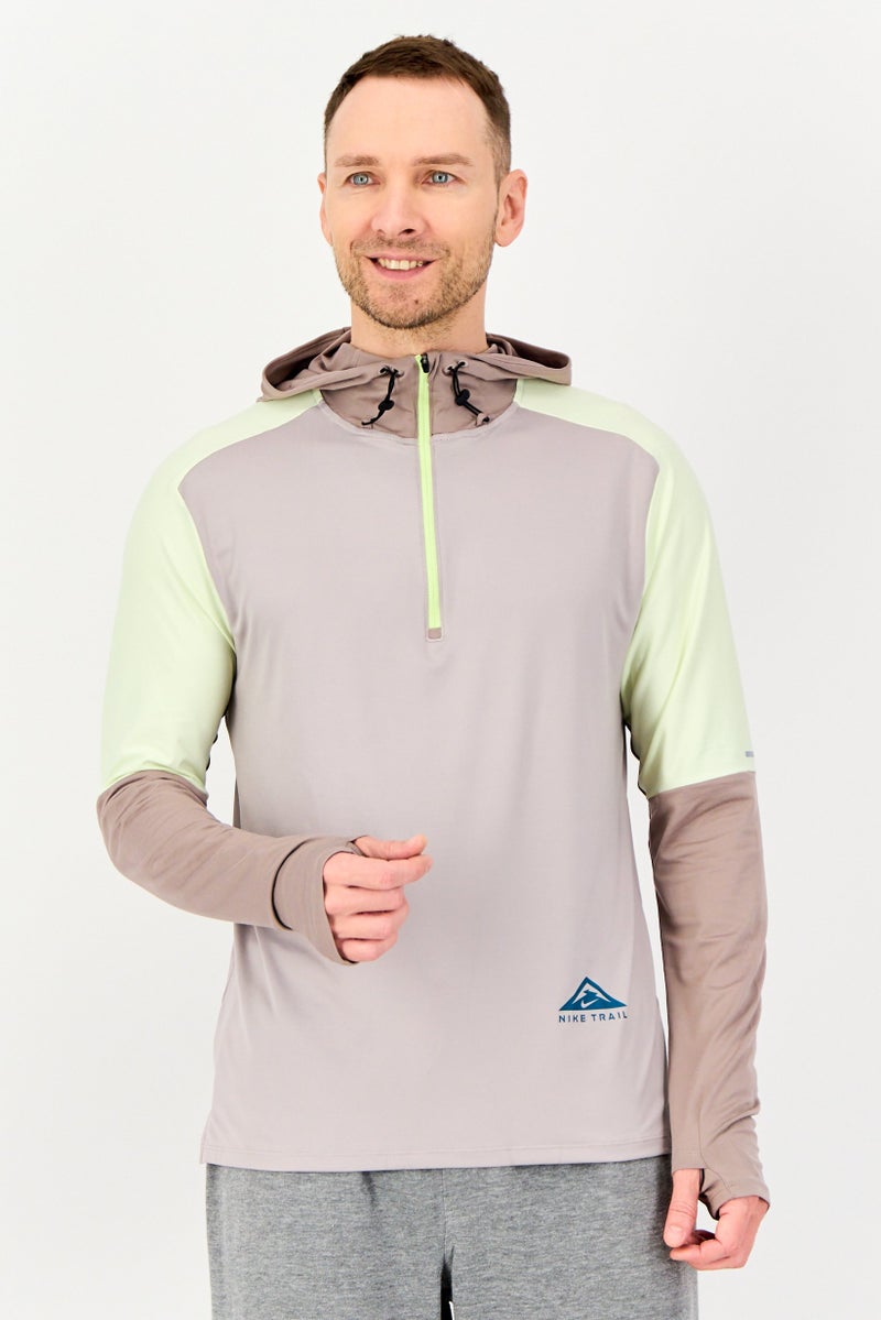 Nike Men Sportswear Fit Long Sleeve Running Hoodie, Multicolor - Image 1