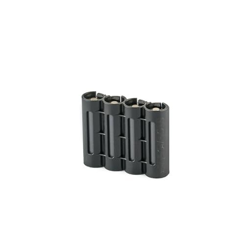 Storacell AA Battery Storage Caddy by Storacell, Black, Holds 4 Batteries (Not included) - Image 3