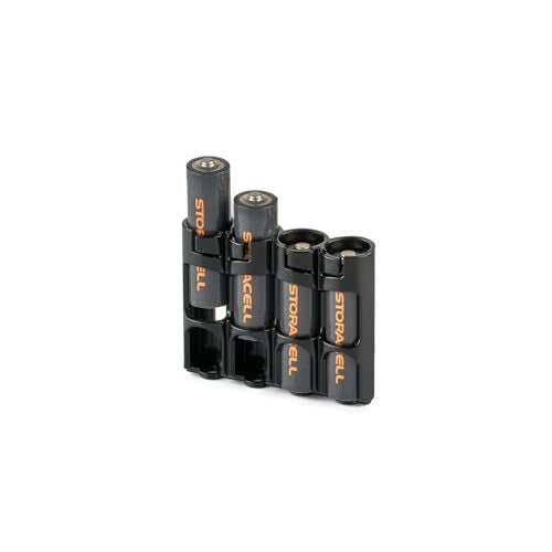 Storacell AA Battery Storage Caddy by Storacell, Black, Holds 4 Batteries (Not included) - Image 2