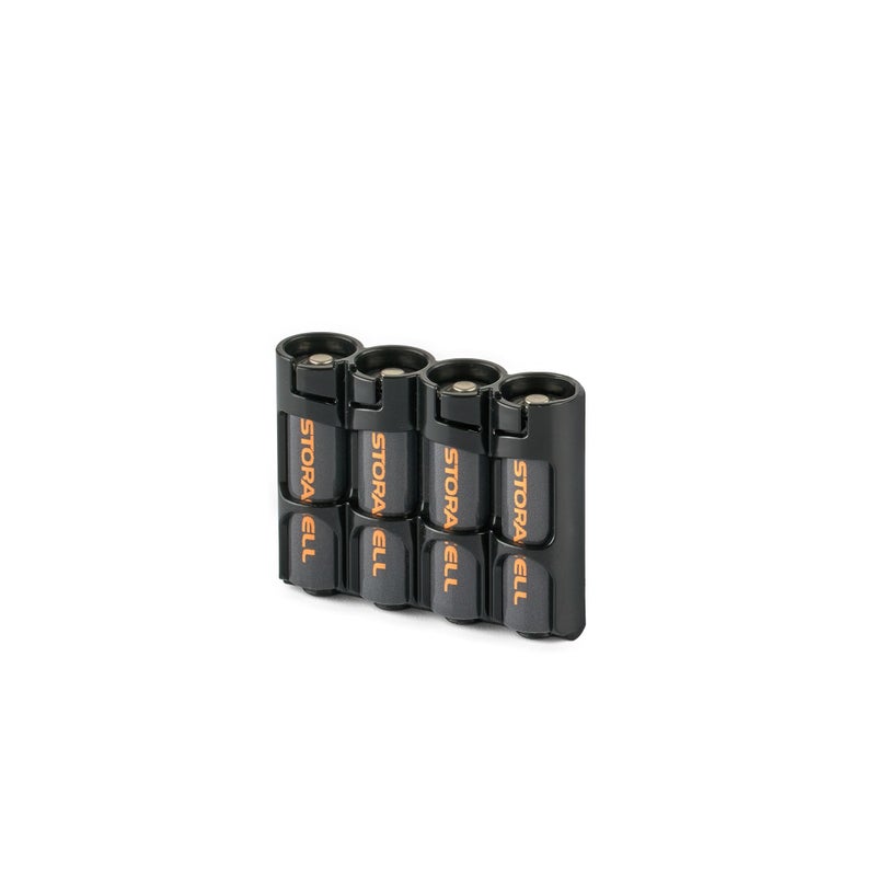 Storacell AA Battery Storage Caddy by Storacell, Black, Holds 4 Batteries (Not included) - Image 4