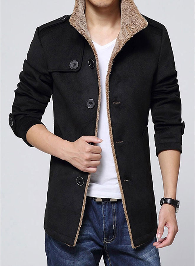 NIBEMINENT Casual Coat Outerwear Black  - Image 1