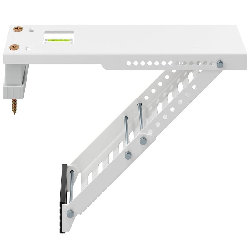 LuckIn Air Conditioner Support Bracket Heavy Duty Window AC Bracket Universal Fit for 500012000 BTU AC Units Holds Up to 85lbs Adjustable Extender Leg Builtin Bubble Spirit Level - Image 2