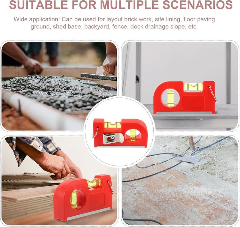 Red String Line Level Tool for Fence Terrain Construction Landscaping Sturdy Outdoor Use - Image 4