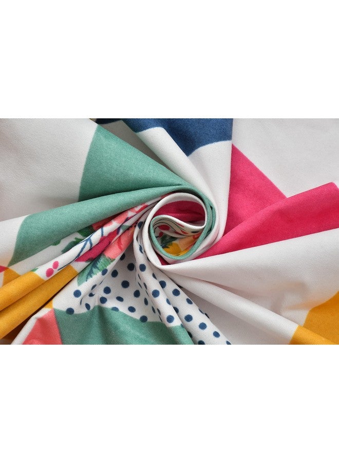 Homefab India 140 TC Microfiber Double BedSheet with 2 Pillow Cover - Pink - Image 5