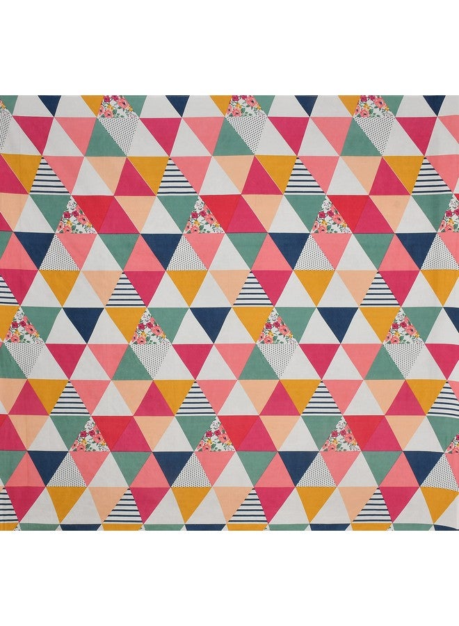 Homefab India 140 TC Microfiber Double BedSheet with 2 Pillow Cover - Pink - Image 2