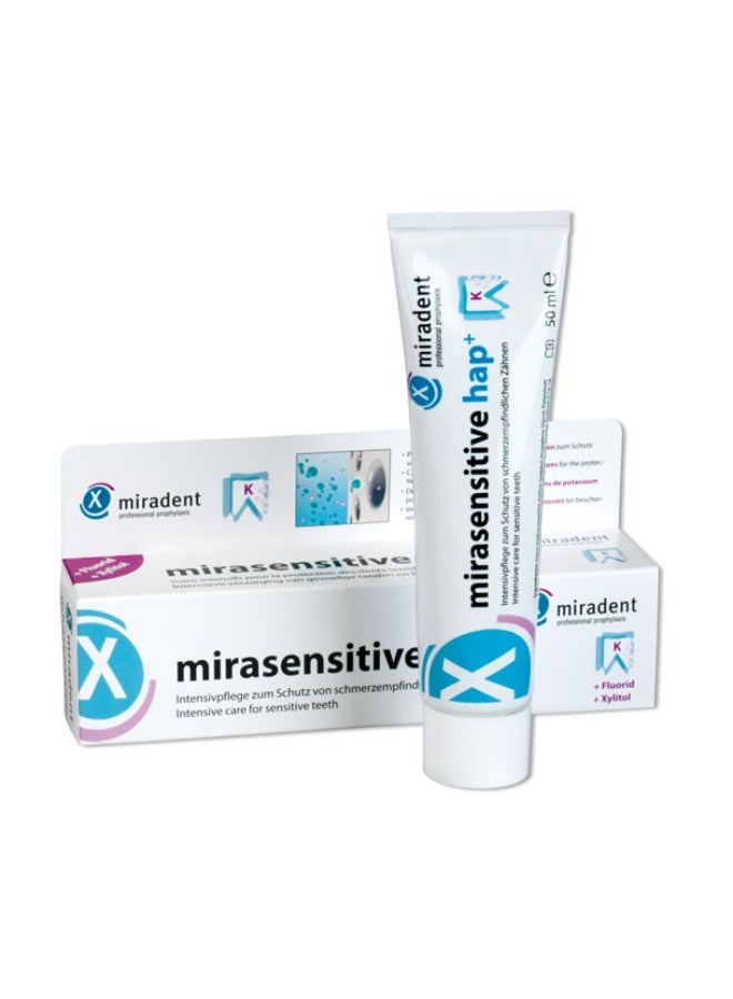 Miradent Mirasensitive HAP+ Toothpaste for Sensitive Teeth 50ml