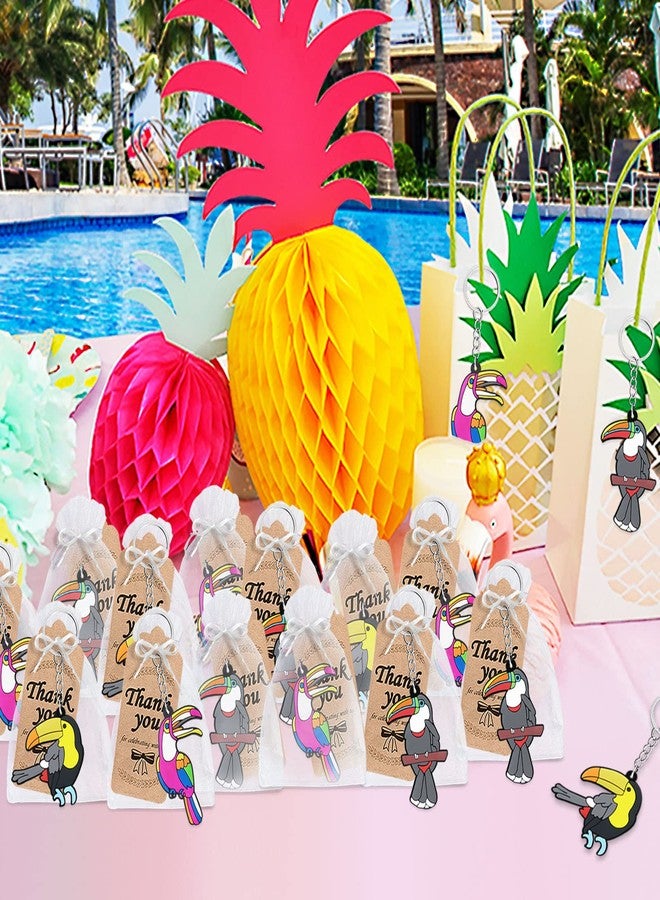 CiciBear 24 Pack Toucan Party Return Favors for Summer Party, Zoo Animals Party, Bird Theme Party Decor, Animal Lover, Kids Birthday, Baby Shower - Image 4