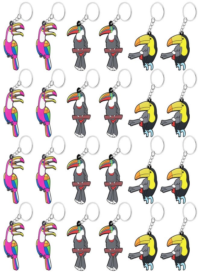 CiciBear 24 Pack Toucan Party Return Favors for Summer Party, Zoo Animals Party, Bird Theme Party Decor, Animal Lover, Kids Birthday, Baby Shower - Image 1