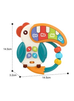 Filly Musical Instrument Electronic Baby Toys Cute Parrot Piano With Light And Music  - Image 4