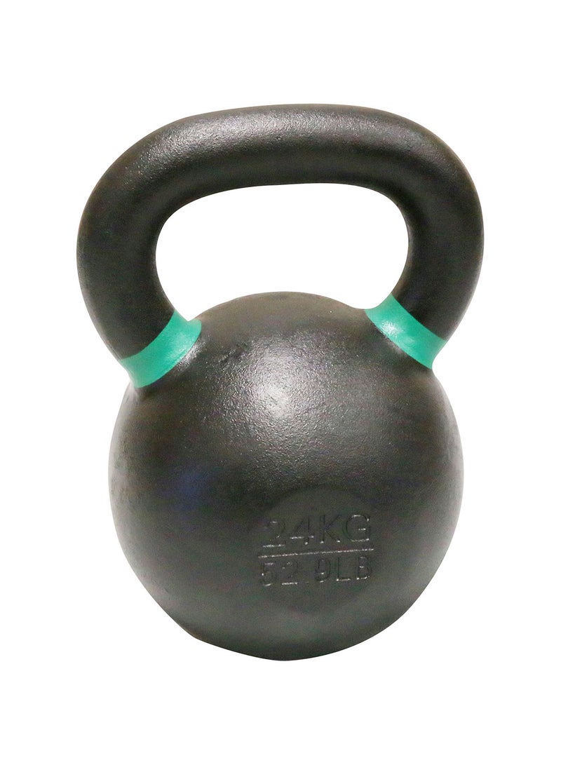 AXOX Cast Iron Kettlebell With Color Ring, 24KG - Image 1