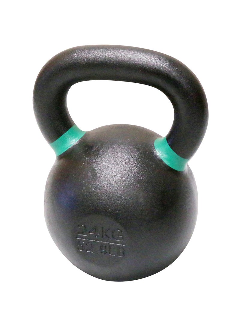 AXOX Cast Iron Kettlebell With Color Ring, 24KG - Image 2